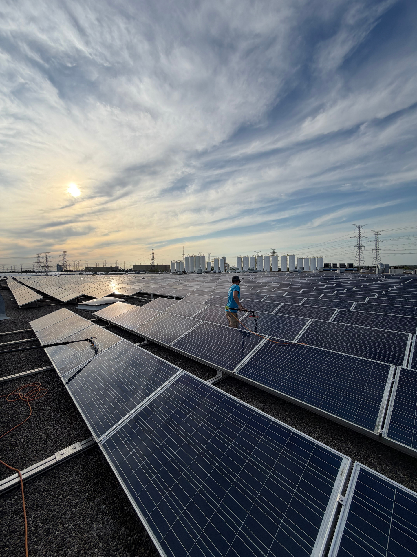 Skylight & Solar Panel Cleaning